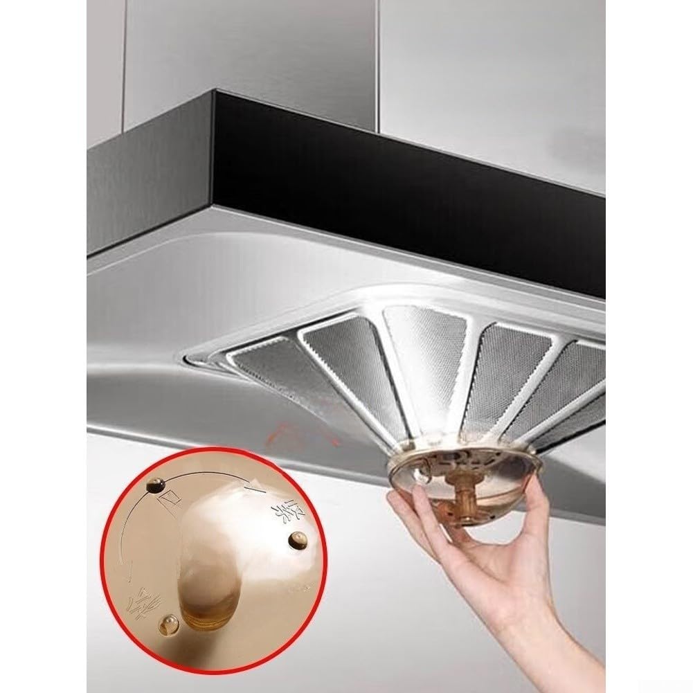 Transparent Range Hood Oil Cup Replacement with Pads Models 8206 8301(B)