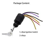 87-88107A8 87-88107A5, Boat Ignition Switch with Key for Mercury Outboard