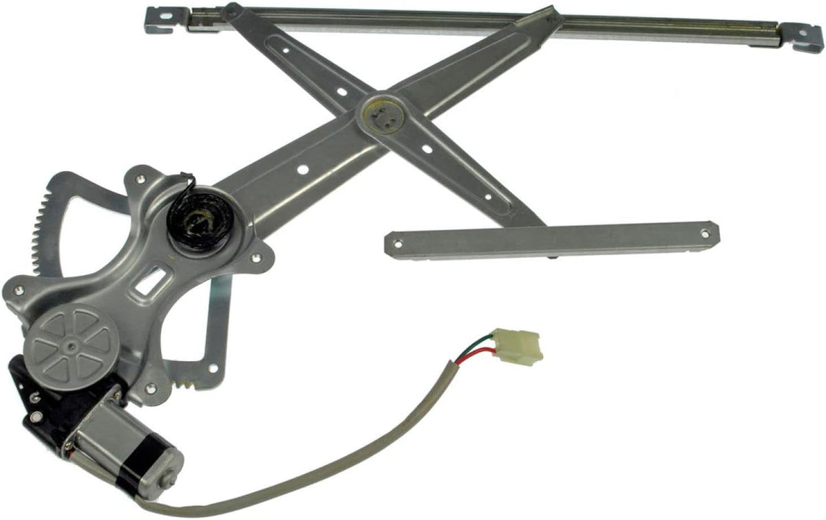 TRQ Front Driver Side Power Window Motor and Regulator Assembly Power