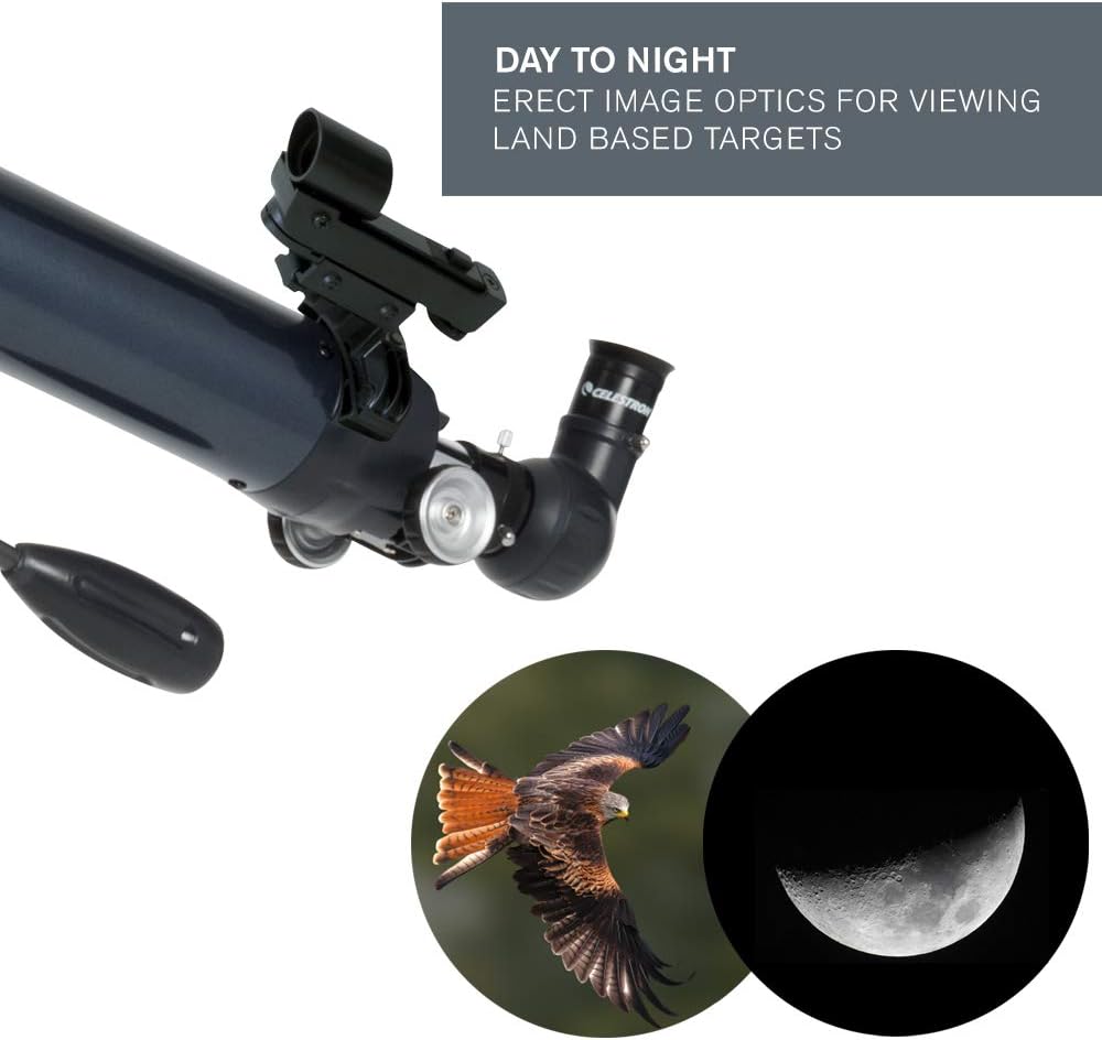 AstroMaster 70AZ Refractor Telescope for Moon & Planet Viewing | Fully Coated Glass Optics, Crisp Moon & Planetary