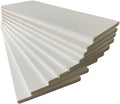 Garage Door Insulation Kit, White EPS Foam Panels, 8 Pack, 1.25x20x54 Inches, R-Value 5.0, Temperature Control, Noise