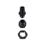 PG7 Black Nylon Waterproof Cable Gland 3.5-6 mm 10 Pack