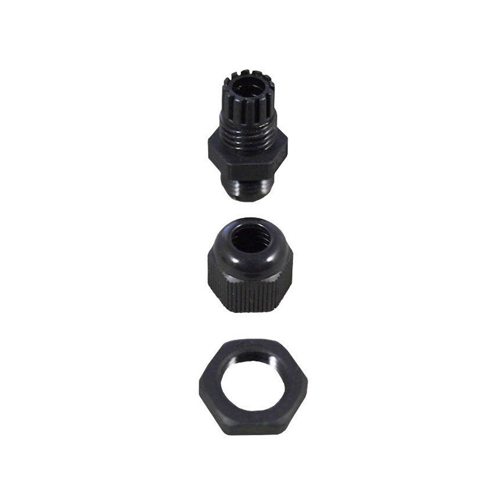 PG7 Black Nylon Waterproof Cable Gland 3.5-6 mm 10 Pack