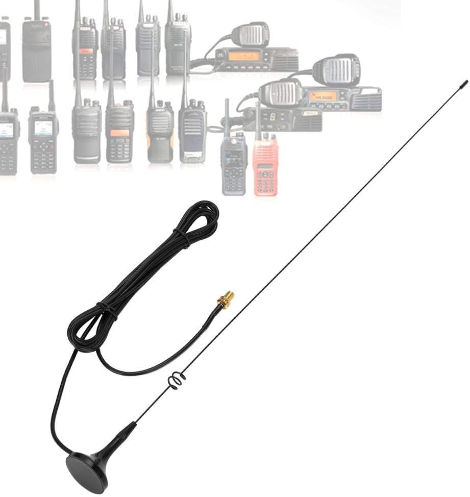 Car Antenna, UT-108 SMA-Female Dual Band High Gain Easy to Install, Magnetic Mount Antenna for Walkie Talkie
