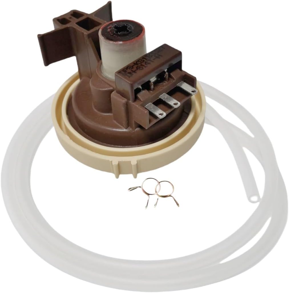 DC96-01703B Washer Pressure Sensor Assembly, Washer Water-Level Pressure Switch With Hose Replacement for Samsung AP4458924, PS4217080, 2074292, WF431ABP/XAA, WF220ANW/XAA