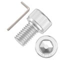 12 Pcs M12 x 20mm Hex Socket Cap Head Screws Bolts - 304 Stainless Steel