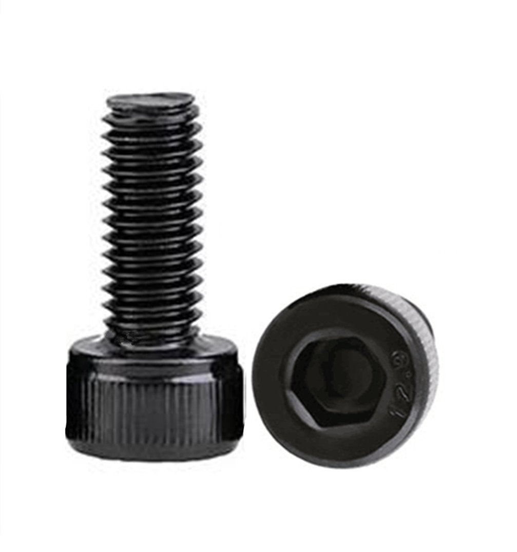 100pcs M3 x 8mm 12.9 Grade Alloy Steel Hex Socket Head Cap Screws Bolts