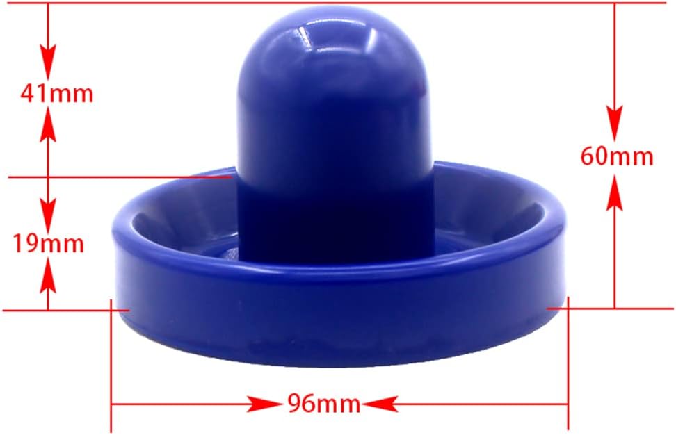 Air Hockey Pucks and Paddles,Air Hockey Pushers, Handles Paddles Replacement Accessories (4 Striker 96mm with Pads, 8