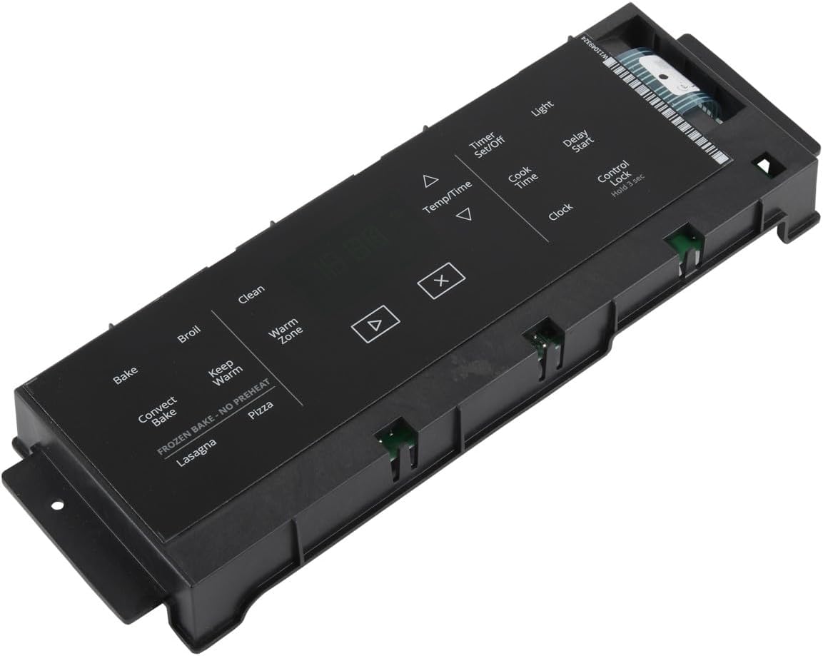 Whirlpool W11528249 Genuine OEM Range Electronic Touchpad and Control Panel Replacement Part - Replaces W11050785, W11182815, W11204529, W11295998, W11428374, and W11511586