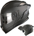 Motorcycle Modular Full Face Helmet DOT Adults Street Bike Flip up Dual Visor Sun Inner Shield Anti Fog Pinlock Ready