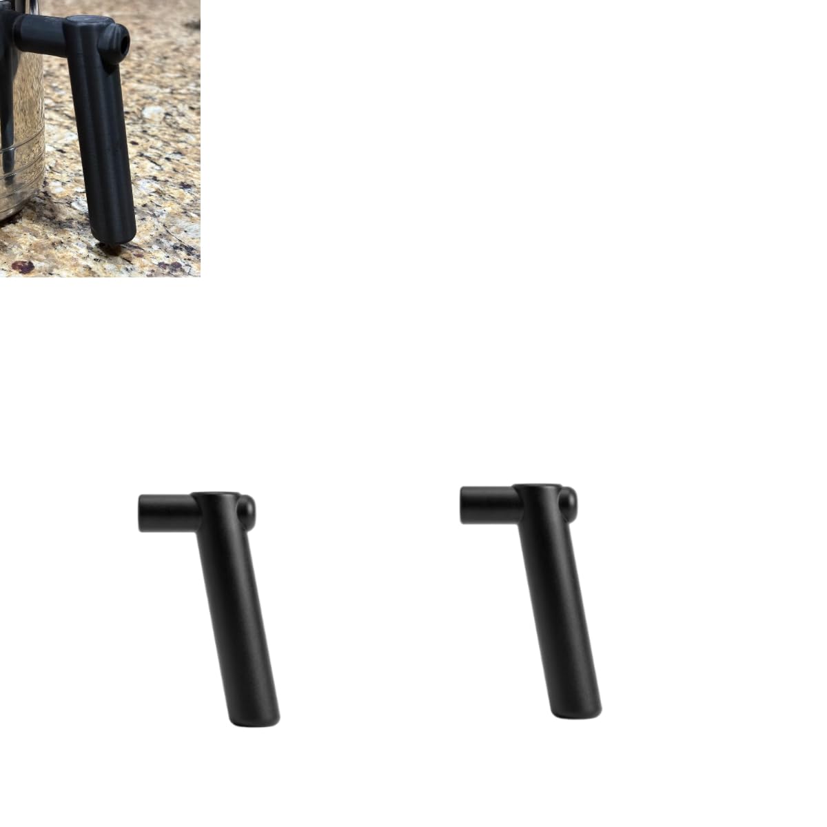 2 Pack Replacement Handle compatible with Ninja Luxe Cafe Milk Frothing Pitcher