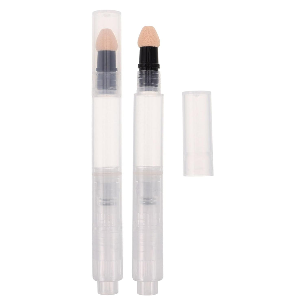 Refillable Makeup Press Pen Sponge Tip Lip Gloss Applicator Pen Portable Blush Dispenser for Foundation Concealer