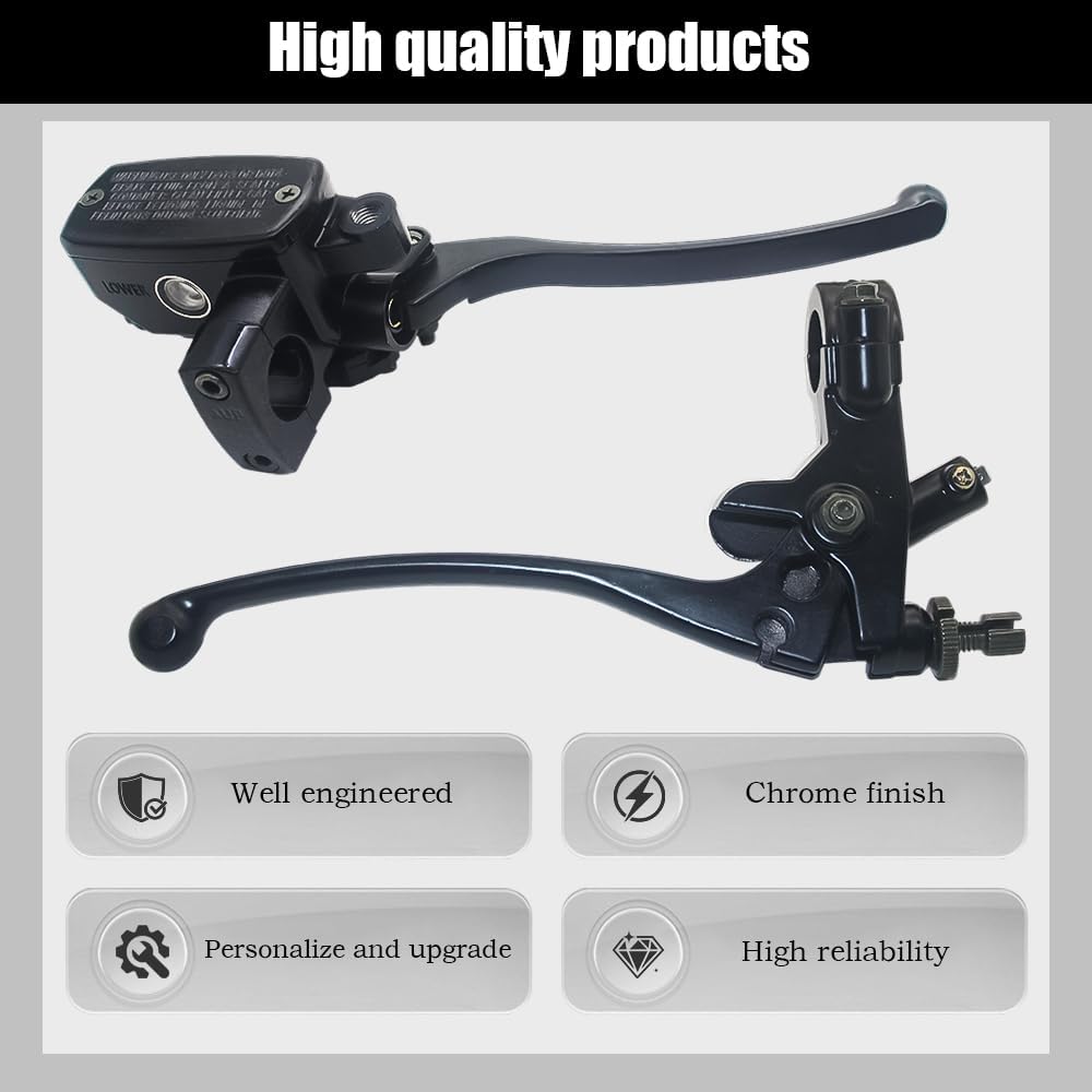 22mm Handlebar Clutch Brake Master Cylinder Lever Compatible With Yamaha
