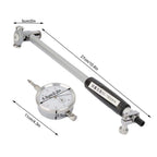 Hilitand Dial Bore Gauge Set Range 50-160mm 1.96-6.3 Inch Diameter Indicator Measuring Engine Cylinder Tool Kit with Case
