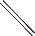 YFCQBB 18-inch Horse Riding Crop Stick 2-Piece Set, Black, 21-inch