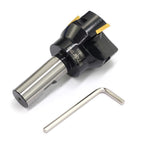 OSCARBIDE Indexable End Mill TP32,3/4" Shank,2" Cutting Diameter,3 Flutes