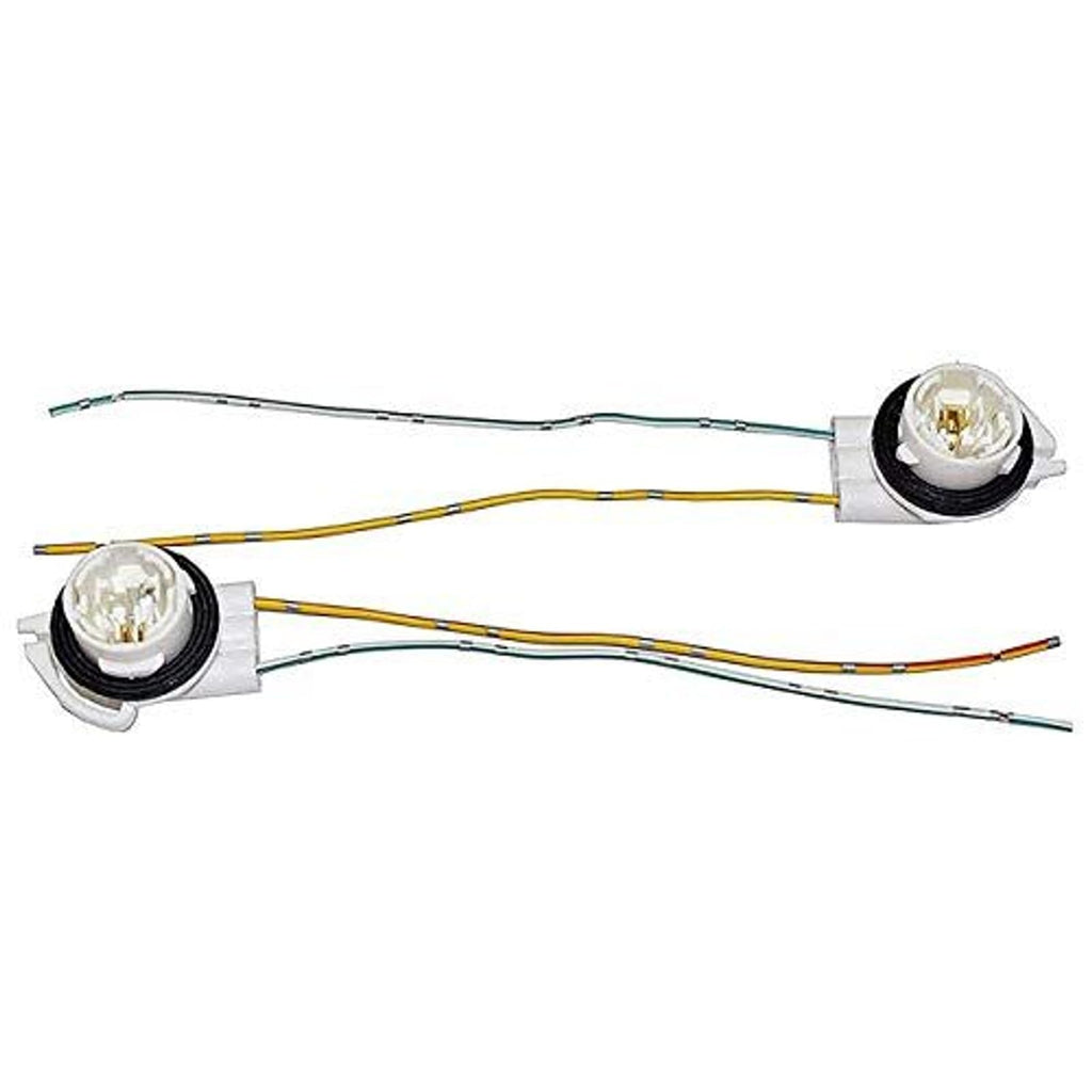 A-Team Performance Daytime Running Light & Turn Signal Replacement Socket - Compatible with 4114ll & LS94 Bulbs - 4157 Bulb Socket Fit for Tail & Reverse Light Bulb Applications - Pack of 2, White