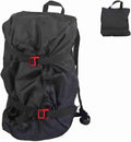 Rock Climbing Rope Bag – Water proof Oxford Folding Storage Backpack with Ground Sheet, Adjustable Shoulder Strap for