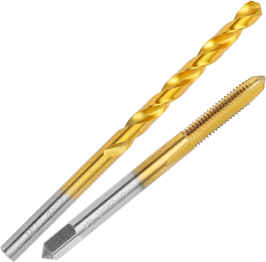 M5 x0.8 Tap and 4.2mm Drill Bit,M2 HSS Metric Threading Drill and Tap Set