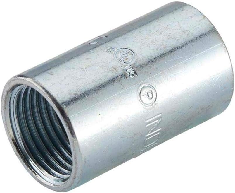 EMT Galvanized Rigid Conduit Coupling (100, 1/2")