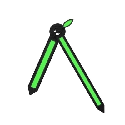 Green Luminous Watch Hands Compatible with ETA 6497 6498 Compatible with Seagull ST3600 ST3620 Movement