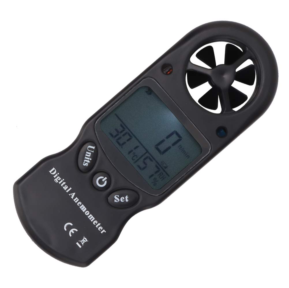 Aumotop Handheld Digital Anemometer, Wind Speed and Humidity