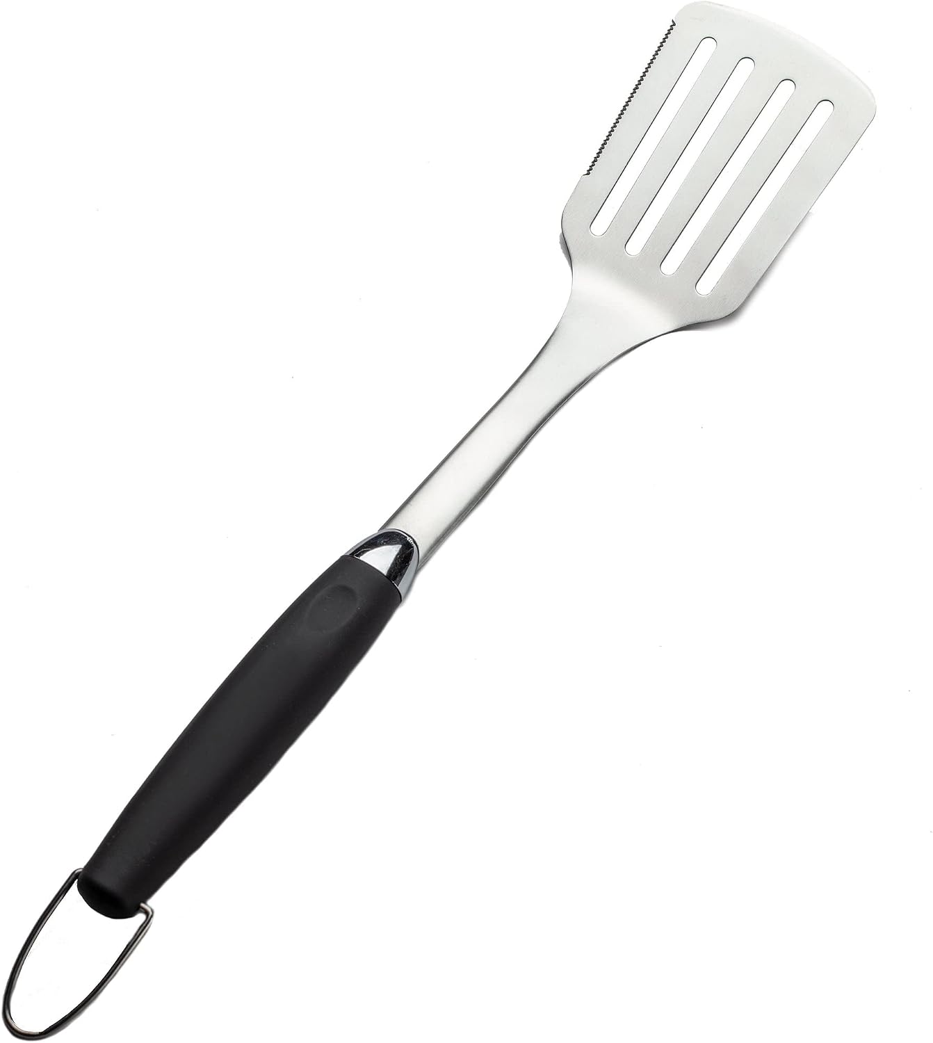3 Piece Stainless Steel BBQ Grill Tool Set w/Tongs, Spatula & Fork - Accessories for Outdoor Barbecue Grills (3 Piece
