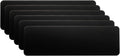 3x1 Inch Anodized Aluminum Sheet Metal, 6 Pack Laser Plates Engraving Blanks 1MM Thin for Crafting DIY House, Black