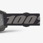Strata Mini Kids Motocross Goggles - Black/Clear Lens