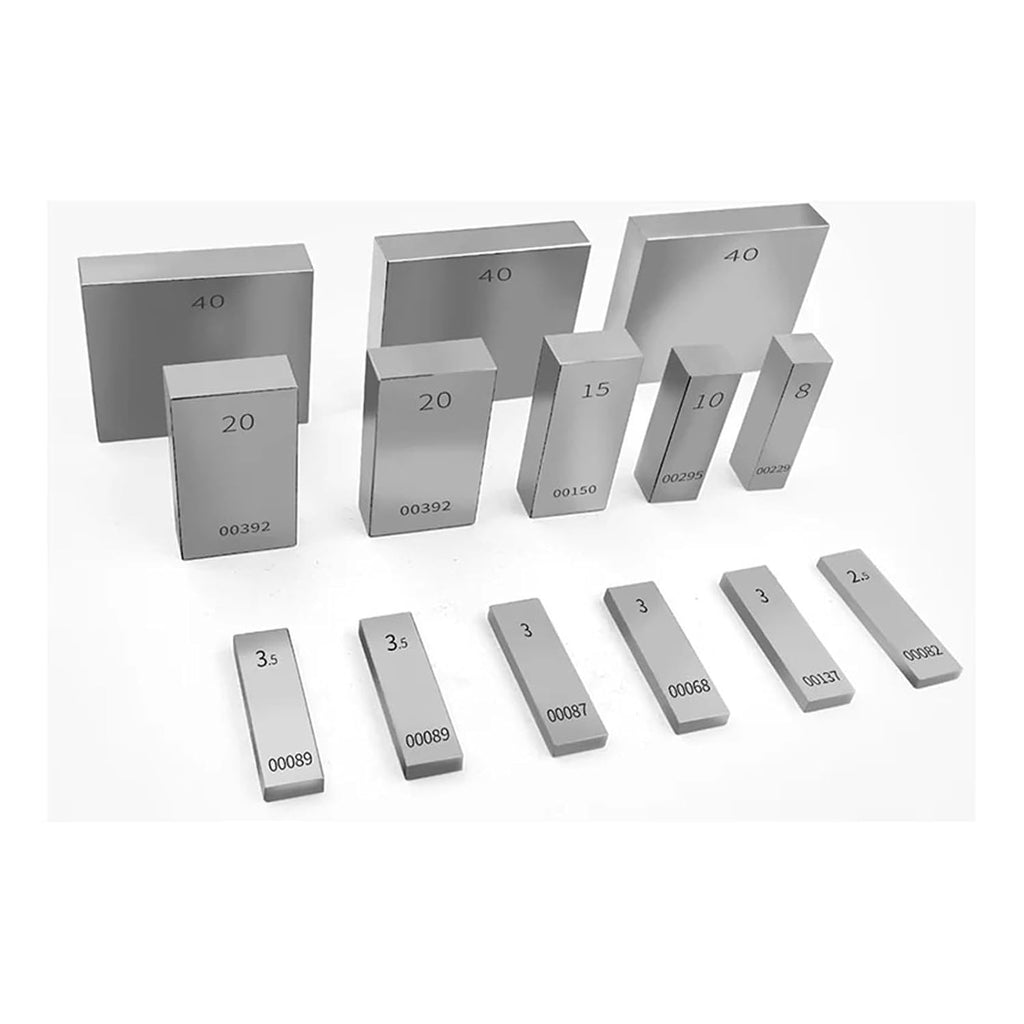 32Pcs Block Gauge Set, 0/1 Grade, High Speed Steel for Carpenter, Inspection and Measurement Wear-Resistant(32 pcs 0 Grade)