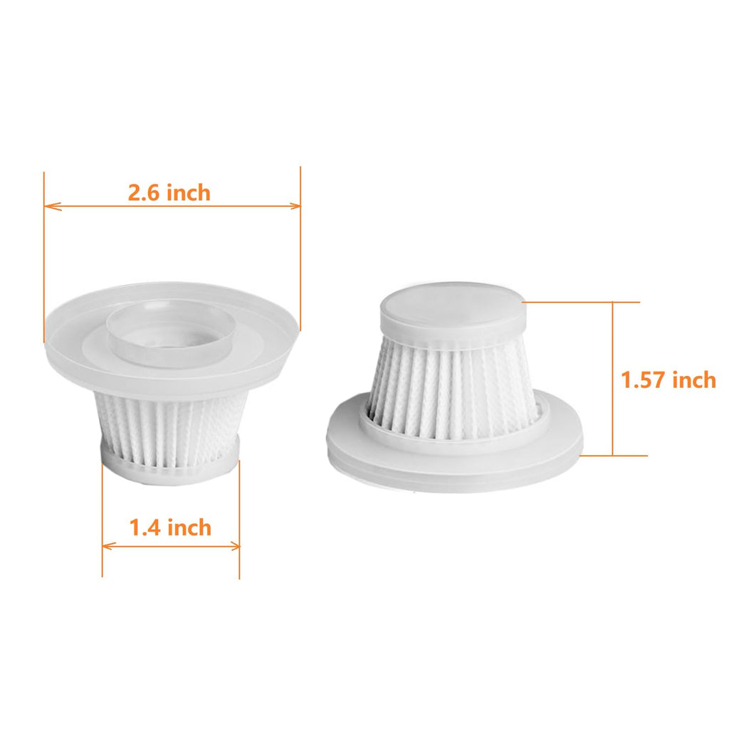 Hepa Filter Replacement compatible with UPFOX/LIPWUS/Absob AB-101 Car Vac