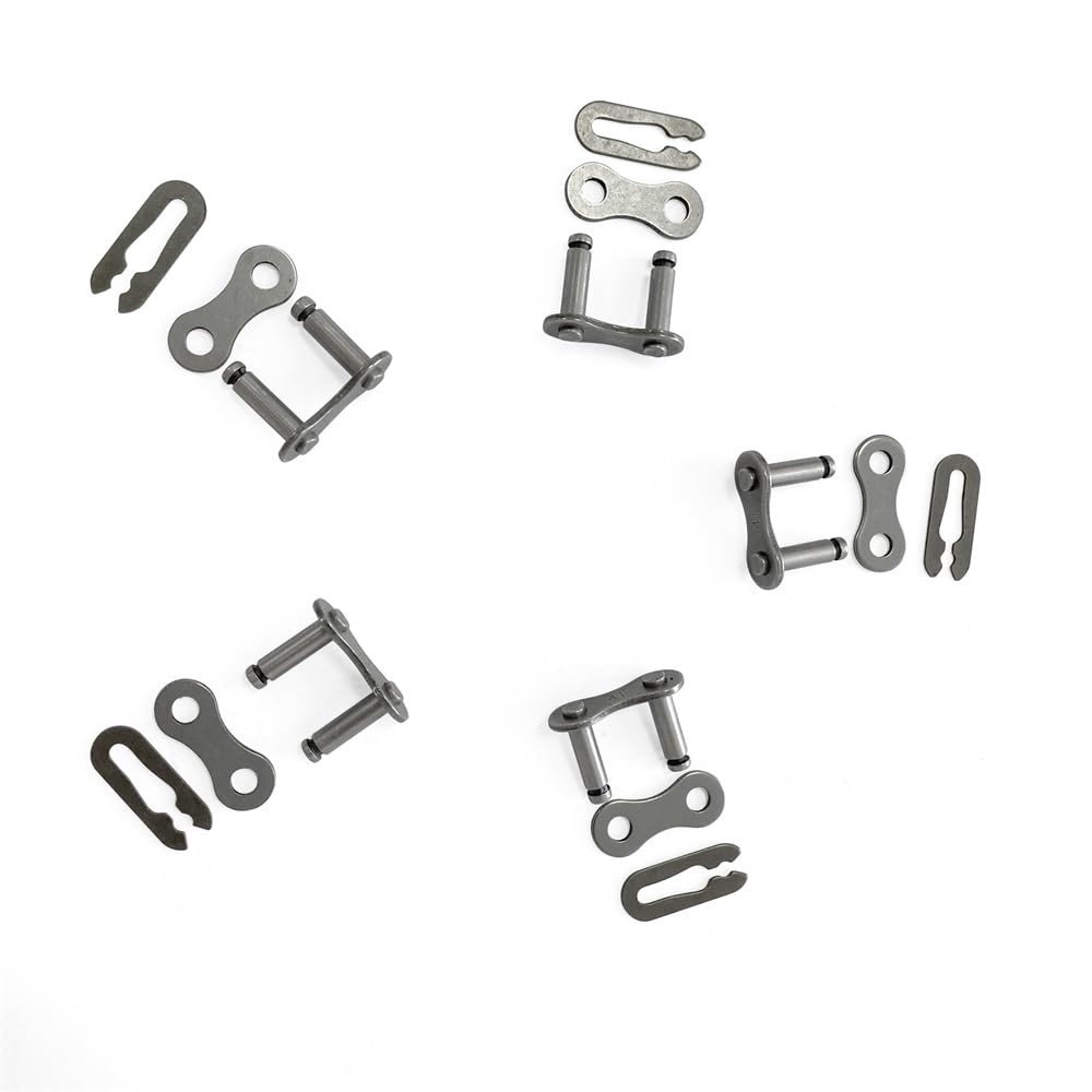 #41 Roller Chain - 3 Feet + 5 Free Connecting Links Carbon Steel Chains for Home and Industrial Machinery (41-3FT, 1)