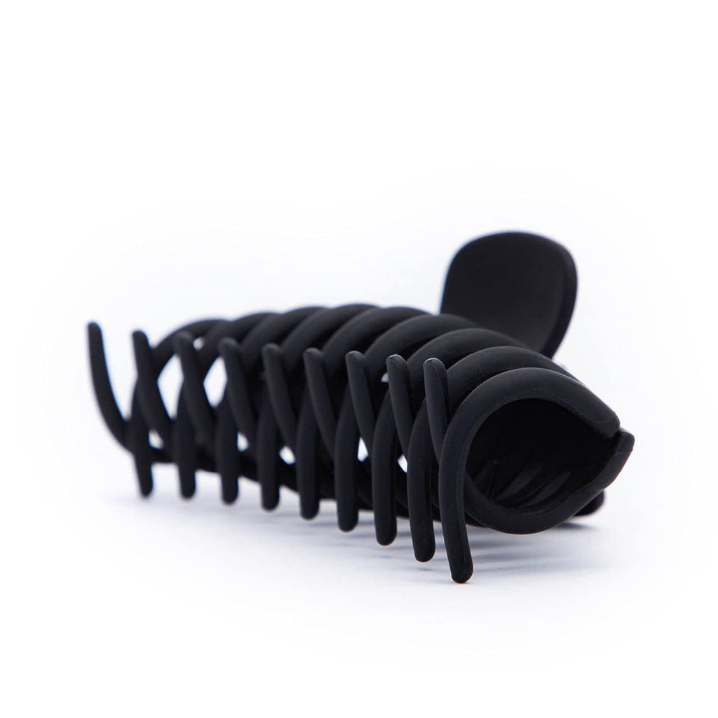 Large Hair Clips For Women - Black & Tortoise, 2pcs | Durable Recycled Plastic Claw Clips for Styling & Updos –
