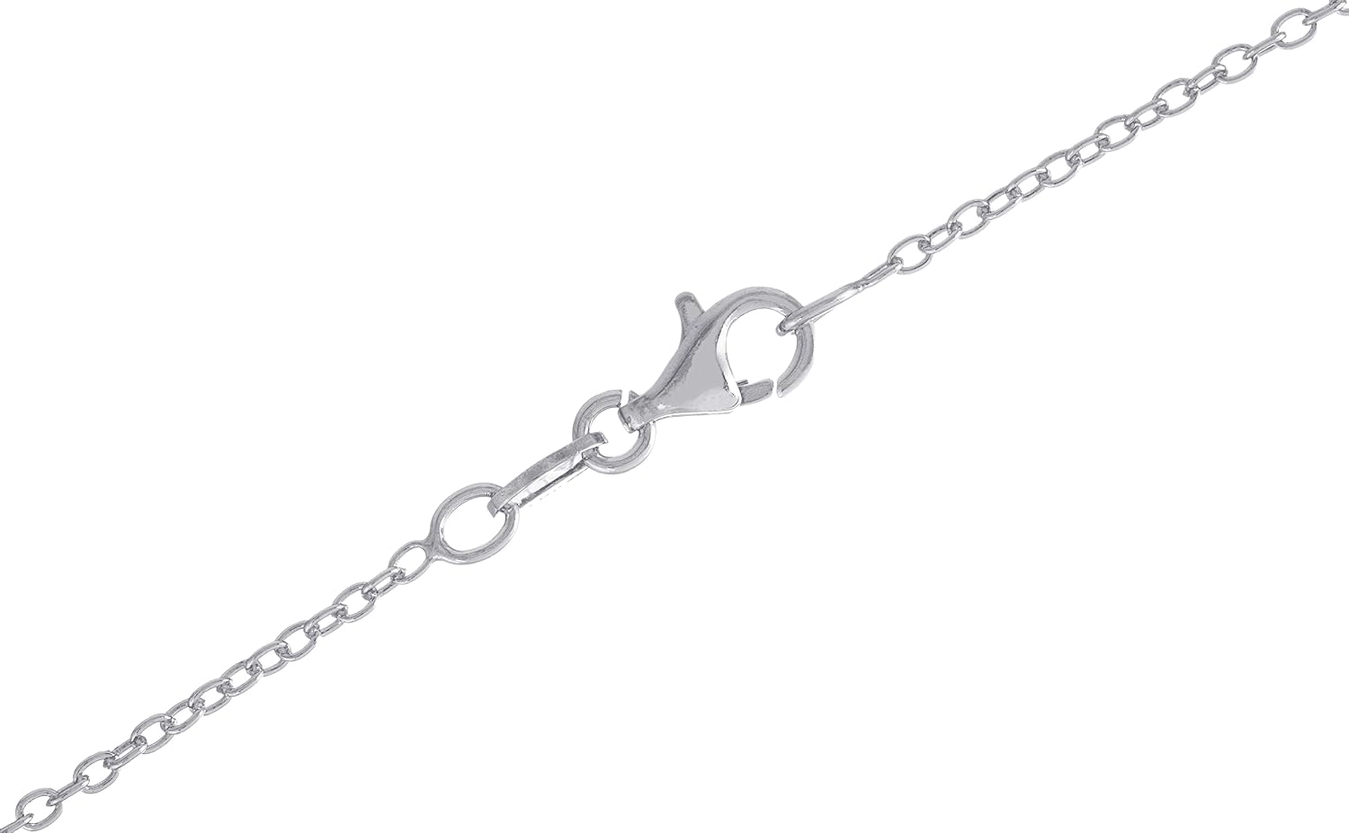 Sterling Silver/Gold Over Sterling Silver Pressed Flower Pendant Necklace