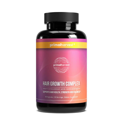 Hair Growth Complex - Daily Supplement, Gluten & Dairy Free