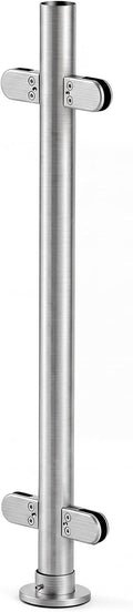 25" Sneeze Guard Center Post Stainless Steel Food Shield Support Bracket