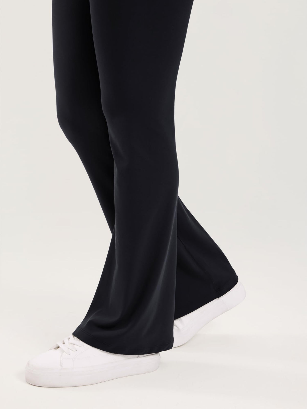 Flared Maternity Leggings Black Medium