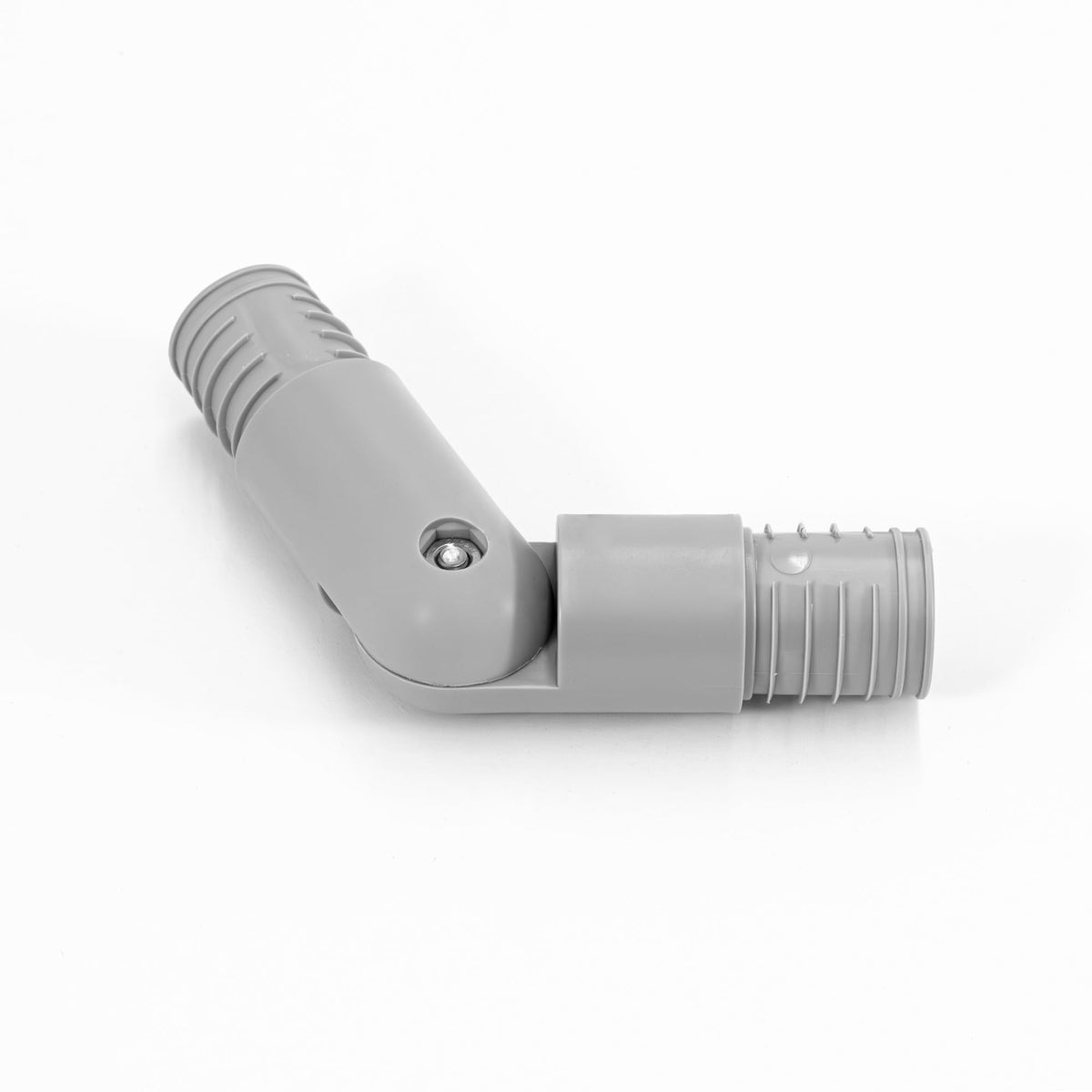 Adjustable Handrail Knuckle Connector, Gray Plastic Pipe Fitting, Variable Angle Joint (2)