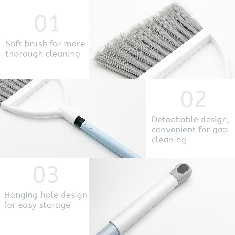Small Broom and Dustpan Set, Household Mini Broom and Dustpan Set, Mini Broom and Cleaning Set Suitable for Various