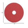 BHA 4.5 Ceramic Resin Fiber Disc for Angle Grinder - 36 Grit - 25 Pack