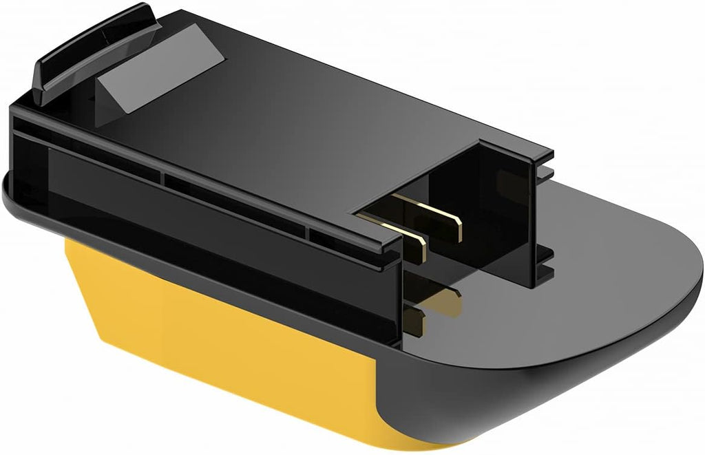 1x Adapter Only Fits Older Black & Decker 18v Cordless Tools Compatible with DeWalt 20v MAX Slider Batteries - Adapter Only