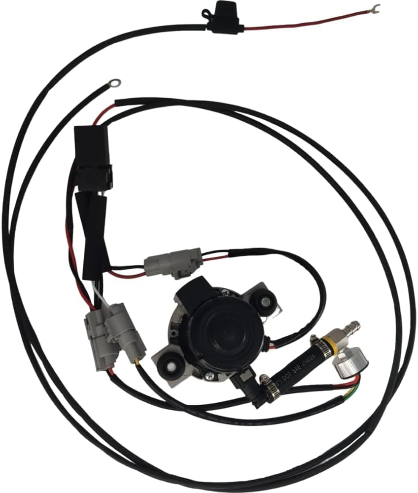12V Brake Booster Vacuum Pump kit - "Plug and Play" w/installation kit,high-performance 18'' to 25'' electric vacuum pump for brake booster EVP50
