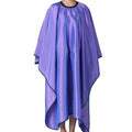 Barber Hair Cutting Cape with Adjustable Neckline 55" x 63" Purple | Waterproof; Unisex; Adjustable metal clip;