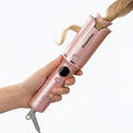 Automatic Curling Iron, Ceramic Curling Wand for Long Hair, Automatic Hair Curler, Rotating Curling Iron - Creating