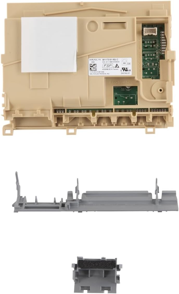 Whirlpool W11305303 OEM Dishwasher Electronic Control Board, Brown
