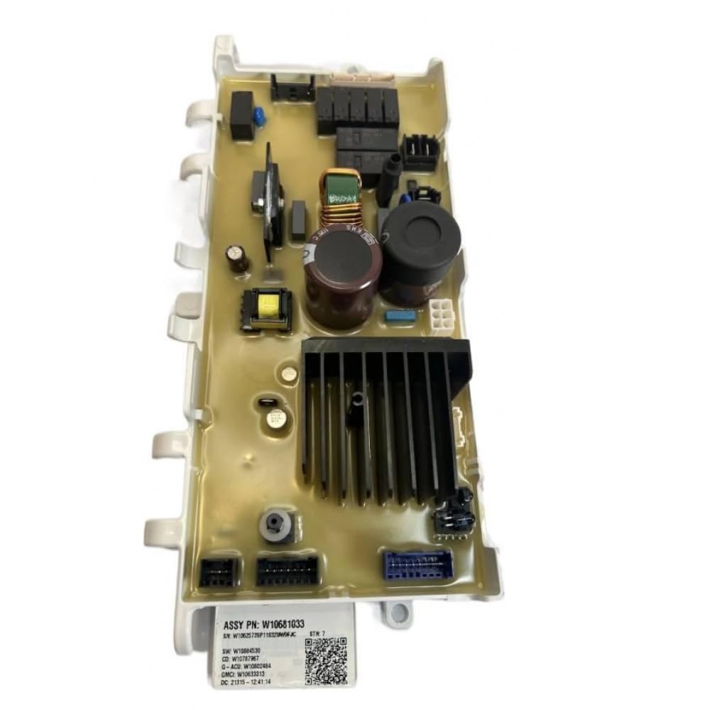W10681033 Washer Control Board W10812422 (AP5983751) Replaces PS11723056, 4262772 Compatible with Whirlpool 7MWTW7300EW0, WTW7300DC0, WTW7300DW1, WTW7300DW0