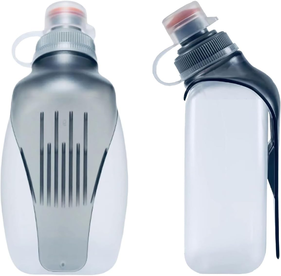 8.8oz Running Water Bottle with Removable Clip for Vests and Belts | Attach with the removable clip or fit into many