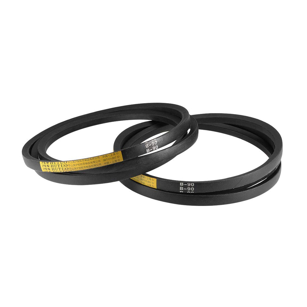 uxcell B90 V-Belts 90" Pitch Length, B-Section Rubber Drive Belt 2pcs