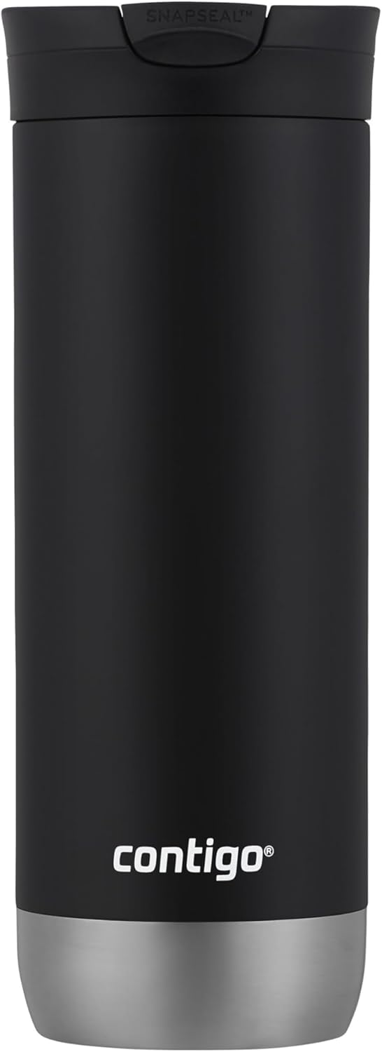 HuronTravel Mug Screw Cap Stainless Steel Drinking Cup