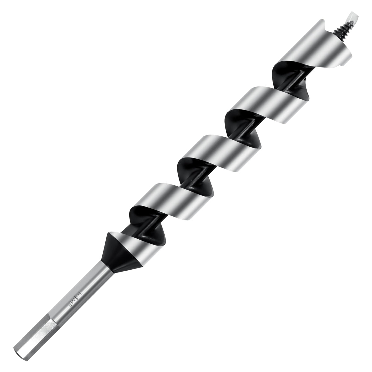 1-1/4 Inch x 12 Inch Long Ship Auger Drill Bit Set for Wood